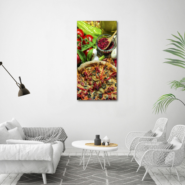 Fotografie imprimată pe sticlă Pizza