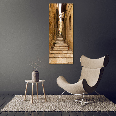 Fotografie imprimată pe sticlă Strazi din Malta