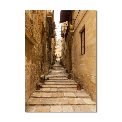 Fotografie imprimată pe sticlă Strazi din Malta