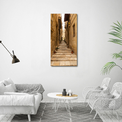 Fotografie imprimată pe sticlă Strazi din Malta