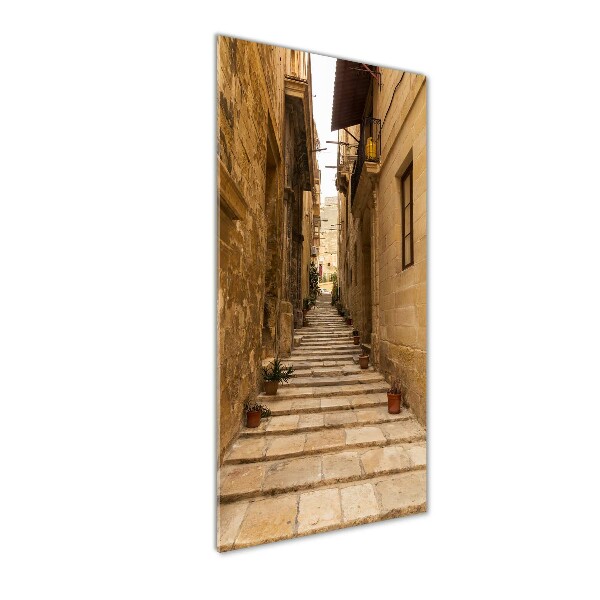 Fotografie imprimată pe sticlă Strazi din Malta