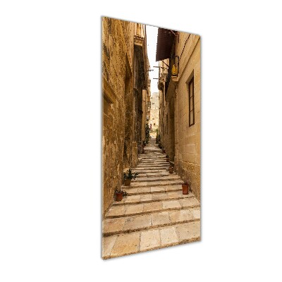 Fotografie imprimată pe sticlă Strazi din Malta