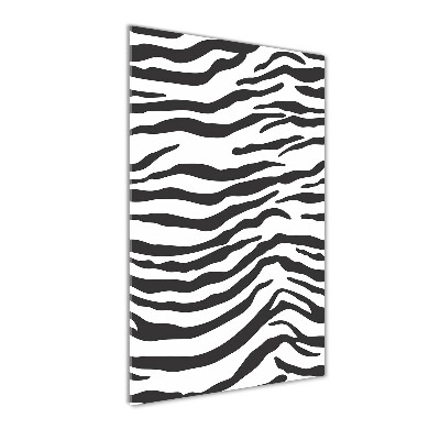 Tablou din Sticlă fundal Zebra