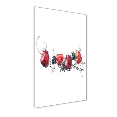 Tablou Printat Pe Sticlă fructe de padure