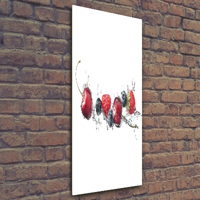 Tablou Printat Pe Sticlă fructe de padure