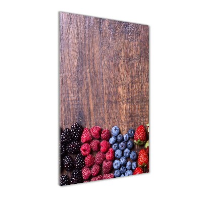 Tablou sticlă fructe de padure