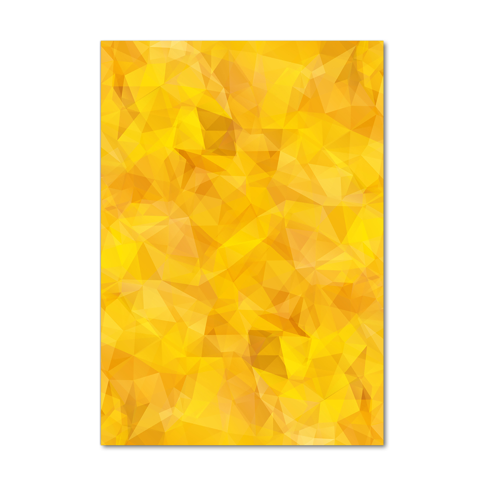 Tablou sticlă triunghiuri abstractizare
