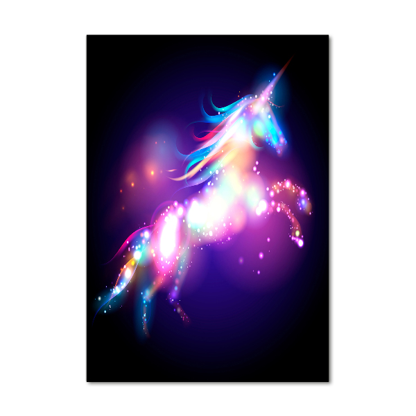 Fotografie imprimată pe sticlă unicorn magic