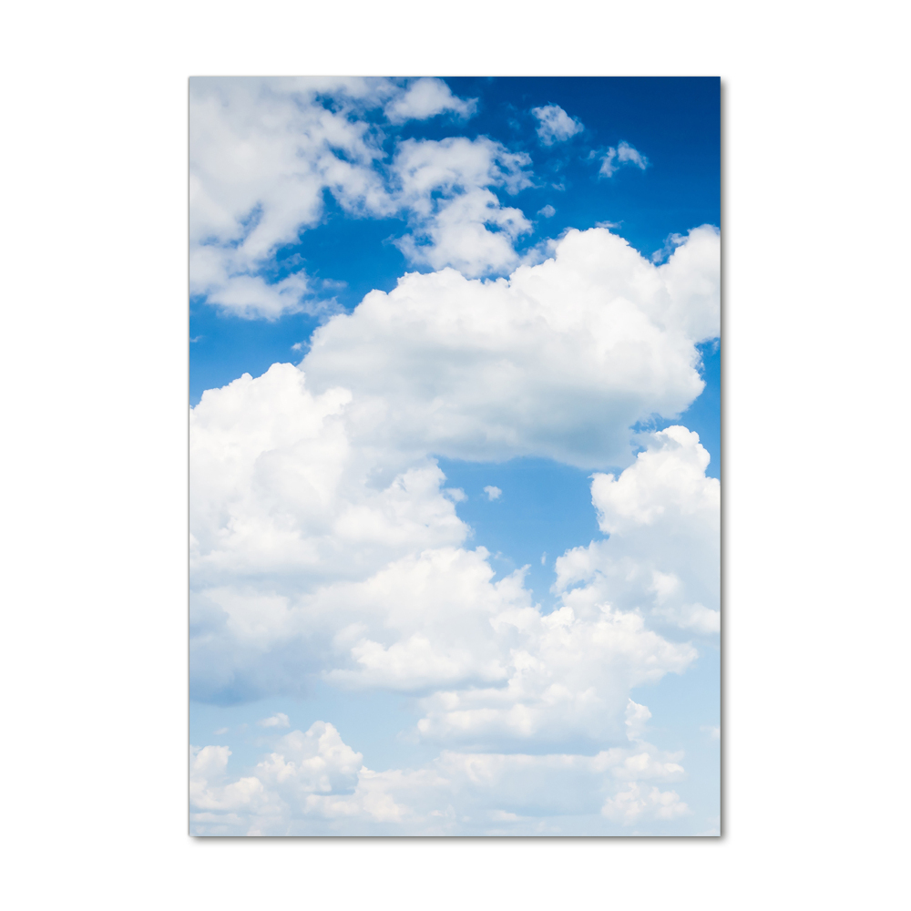 Imagine de sticlă Nori pe cer