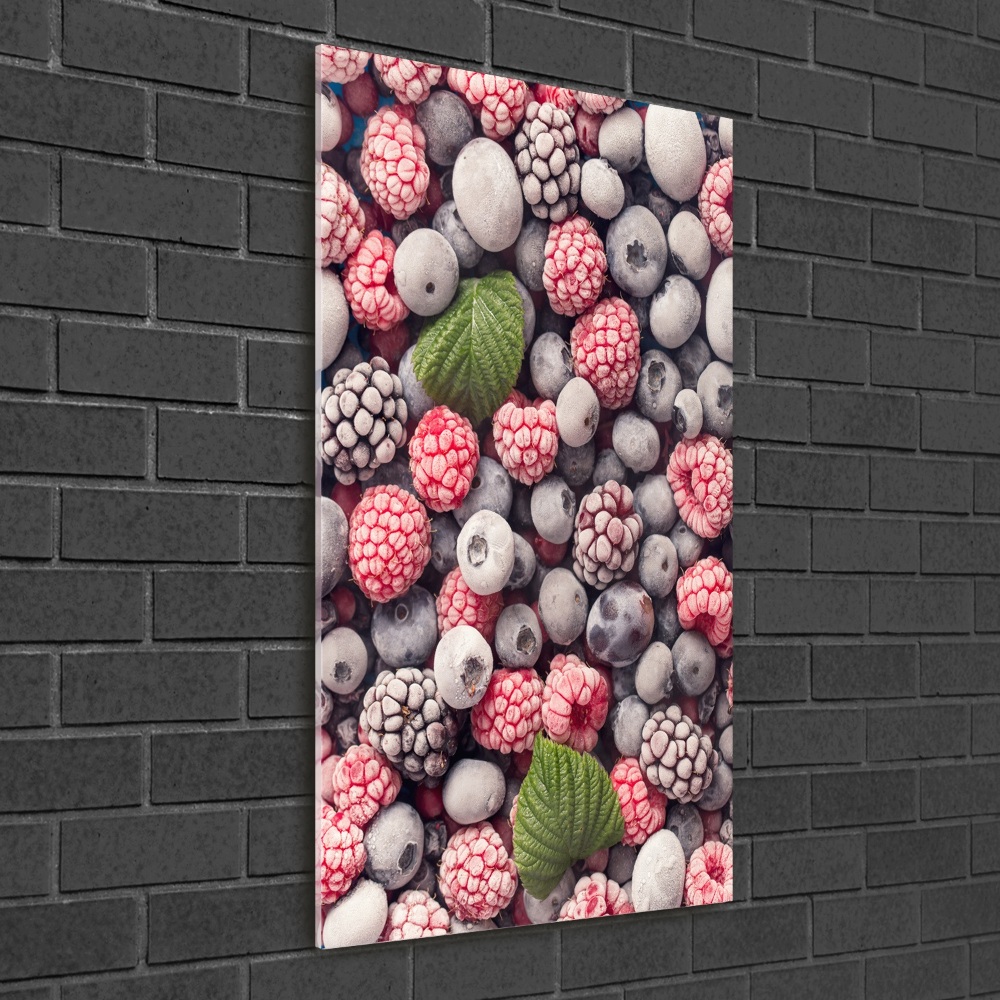 Fotografie imprimată pe sticlă fructe congelate