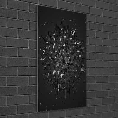 Tablou pe pe sticlă 3D Abstracție