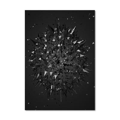 Tablou pe pe sticlă 3D Abstracție