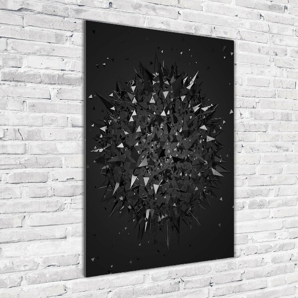 Tablou pe pe sticlă 3D Abstracție