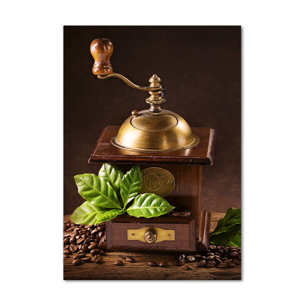Fotografie imprimată pe sticlă Râșniță de cafea