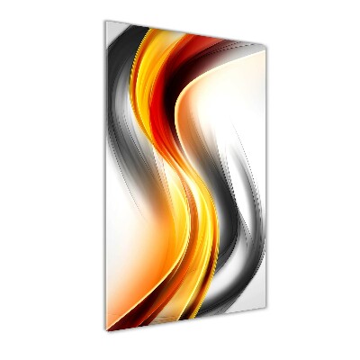 Tablou din Sticlă valuri abstracte