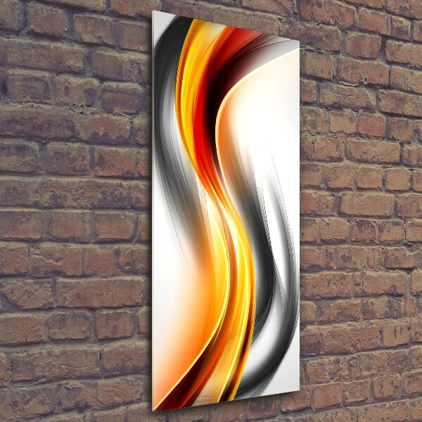 Tablou din Sticlă valuri abstracte