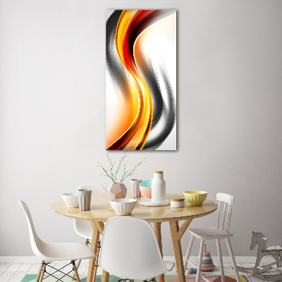 Tablou din Sticlă valuri abstracte