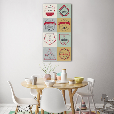 Tablou sticlă semne skateboard