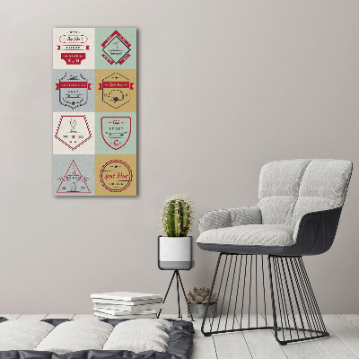 Tablou sticlă semne skateboard