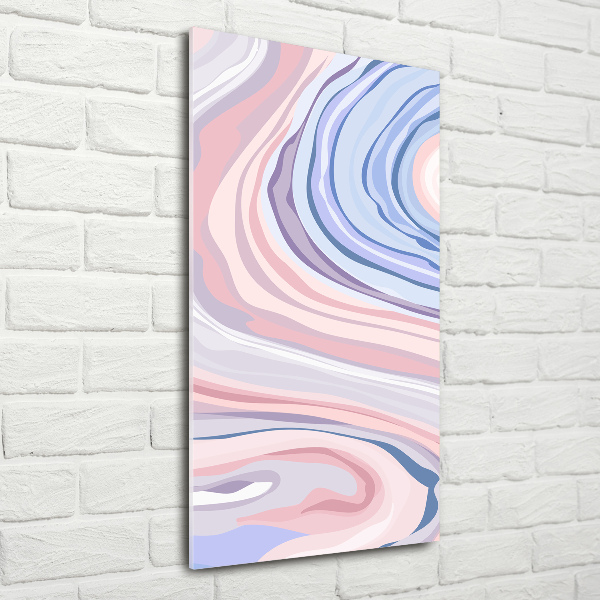 Fotografie imprimată pe sticlă valuri abstracte