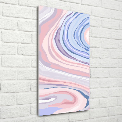 Fotografie imprimată pe sticlă valuri abstracte