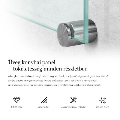 Sticlă pentru bucătărie transparentă