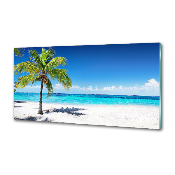 Panou perete bucătărie plaja tropicala