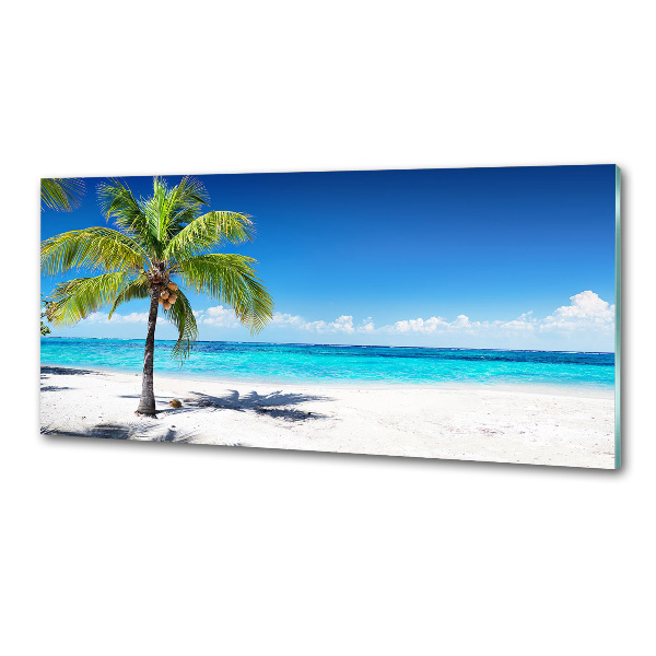 Panou perete bucătărie plaja tropicala