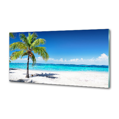 Panou perete bucătărie plaja tropicala