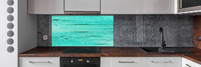Panou sticlă decorativa bucătărie bord verde