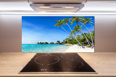 Panou sticlă decorativa bucătărie Maldive