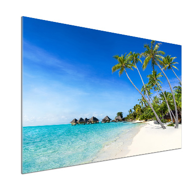 Panou sticlă decorativa bucătărie Maldive