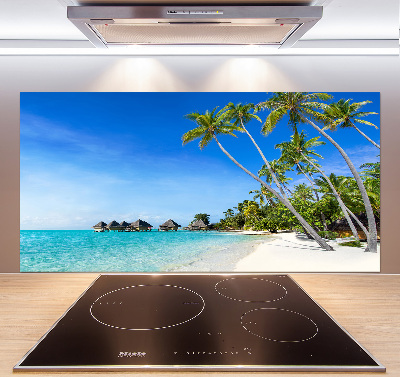 Panou sticlă decorativa bucătărie Maldive
