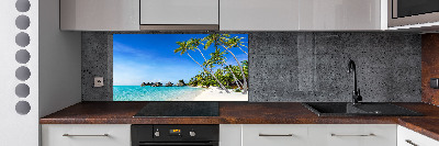 Panou sticlă decorativa bucătărie Maldive