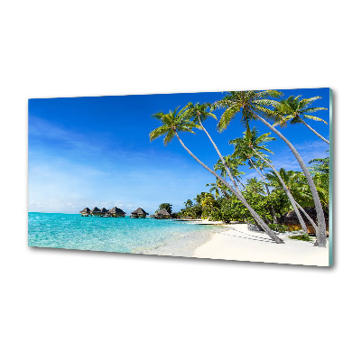 Panou sticlă decorativa bucătărie Maldive