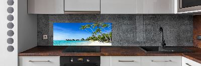 Panou sticlă decorativa bucătărie Maldive