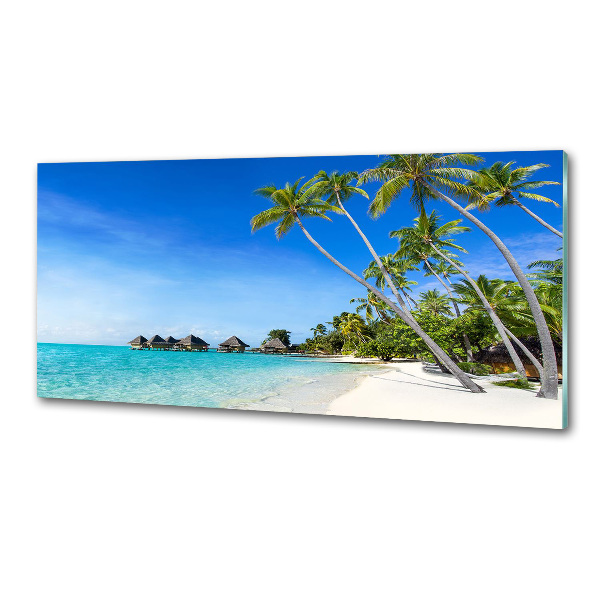 Panou sticlă decorativa bucătărie Maldive