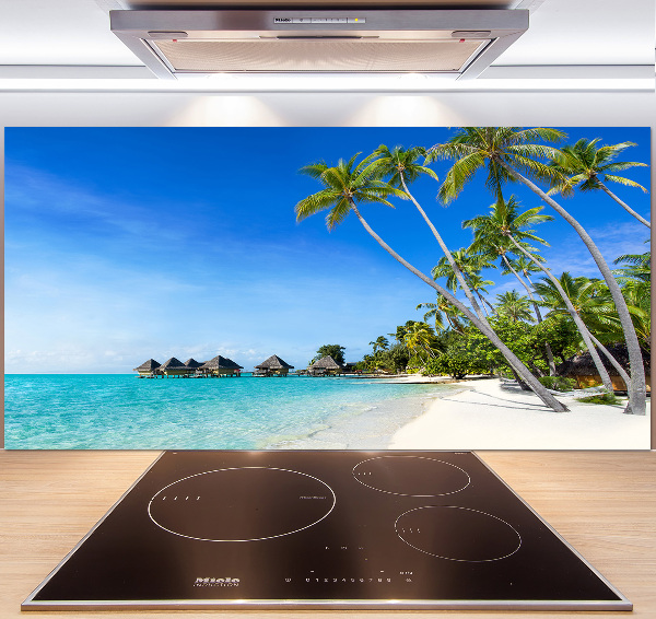 Panou sticlă decorativa bucătărie Maldive