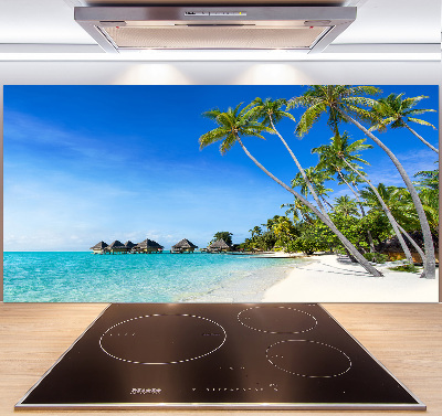 Panou sticlă decorativa bucătărie Maldive