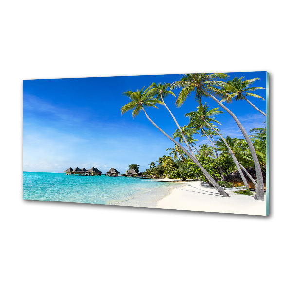 Panou sticlă decorativa bucătărie Maldive