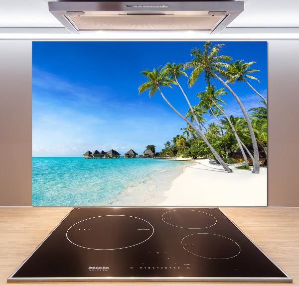 Panou sticlă decorativa bucătărie Maldive