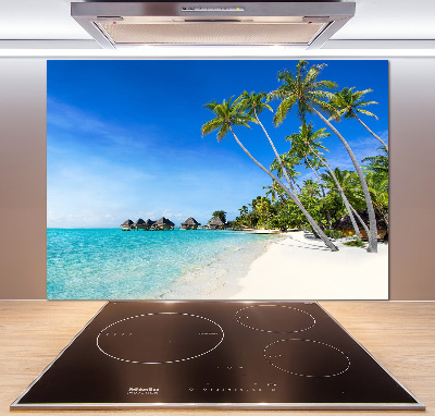 Panou sticlă decorativa bucătărie Maldive