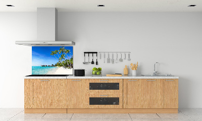 Panou sticlă decorativa bucătărie Maldive