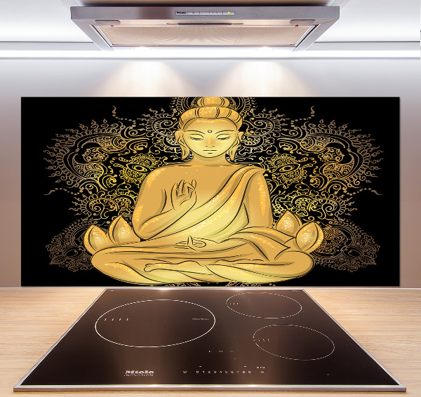 Panou perete bucătărie sitting buddha