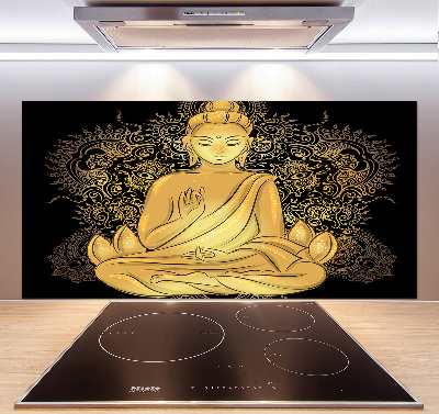 Panou perete bucătărie sitting buddha