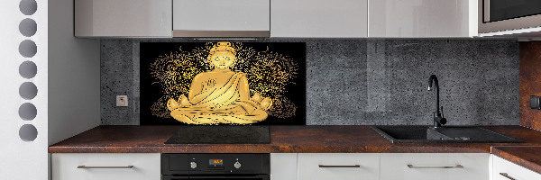 Panou perete bucătărie sitting buddha