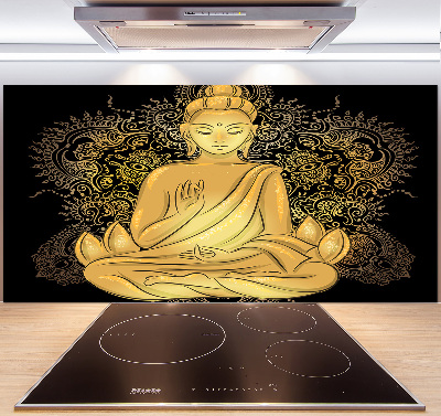 Panou perete bucătărie sitting buddha