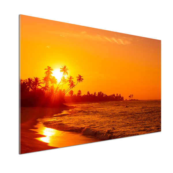 Panou sticla securizata bucatarie Sunset Beach