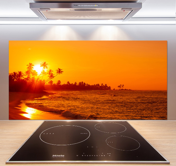 Panou sticla securizata bucatarie Sunset Beach