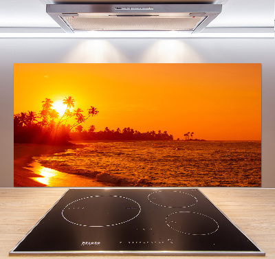 Panou sticla securizata bucatarie Sunset Beach